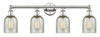 INNOVATIONS 616-4W-PN-G259 Caledonia 4 32 inch Bath Vanity Light Polished Nickel