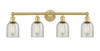 INNOVATIONS 616-4W-SG-G259 Caledonia 4 32 inch Bath Vanity Light Satin Gold