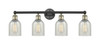 INNOVATIONS 616-4W-BAB-G2511 Caledonia 4 32 inch Bath Vanity Light Black Antique Brass