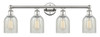 INNOVATIONS 616-4W-PN-G2511 Caledonia 4 32 inch Bath Vanity Light Polished Nickel