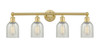 INNOVATIONS 616-4W-SG-G2511 Caledonia 4 32 inch Bath Vanity Light Satin Gold
