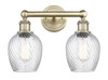 INNOVATIONS 616-2W-AB-G292 Salina 2 14 inch Bath Vanity Light Antique Brass