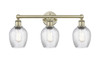 INNOVATIONS 616-3W-AB-G292 Salina 3 23 inch Bath Vanity Light Antique Brass