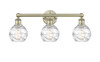 INNOVATIONS 616-3W-AB-G1213-6 Athens Deco Swirl 3 24 inch Bath Vanity Light Antique Brass