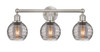 INNOVATIONS 616-3W-SN-G1213-6SM Athens Deco Swirl 3 Light 24 inch Bath Vanity Light Brushed Satin Nickel