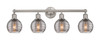 INNOVATIONS 616-4W-SN-G1213-6SM Athens Deco Swirl 4 Light 33 inch Bath Vanity Light Brushed Satin Nickel