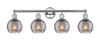 INNOVATIONS 616-4W-PC-G1213-6SM Athens Deco Swirl 4 Light 33 inch Bath Vanity Light Polished Chrome