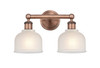 INNOVATIONS 616-2W-AC-G411 Dayton 2 14.5 inch Bath Vanity Light Antique Copper