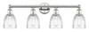 INNOVATIONS 616-4W-PN-G442 Brookfield 4 32.75 inch Bath Vanity Light Polished Nickel