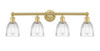 INNOVATIONS 616-4W-SG-G442 Brookfield 4 32.75 inch Bath Vanity Light Satin Gold