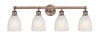INNOVATIONS 616-4W-AC-G441 Brookfield 4 32.75 inch Bath Vanity Light Antique Copper