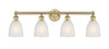 INNOVATIONS 616-4W-BB-G441 Brookfield 4 32.75 inch Bath Vanity Light Brushed Brass
