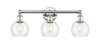 INNOVATIONS 616-3W-PN-G122-6 Athens 3 24 inch Bath Vanity Light Polished Nickel