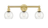 INNOVATIONS 616-3W-SG-G122-6 Athens 3 24 inch Bath Vanity Light Satin Gold