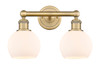 INNOVATIONS 616-2W-BB-G121-6 Athens 2 15 inch Bath Vanity Light Brushed Brass