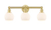 INNOVATIONS 616-3W-SG-G121-6 Athens 3 24 inch Bath Vanity Light Satin Gold