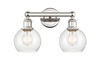 INNOVATIONS 616-2W-PN-G124-6 Athens 2 15 inch Bath Vanity Light Polished Nickel