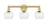 INNOVATIONS 616-3W-SG-G124-6 Athens 3 24 inch Bath Vanity Light Satin Gold