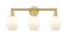 INNOVATIONS 616-3W-SG-G651-6 Cindyrella 3 24 inch Bath Vanity Light Satin Gold