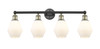 INNOVATIONS 616-4W-BAB-G651-6 Cindyrella 4 33 inch Bath Vanity Light Black Antique Brass
