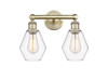 INNOVATIONS 616-2W-AB-G652-6 Cindyrella 2 15 inch Bath Vanity Light Antique Brass