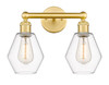 INNOVATIONS 616-2W-SG-G652-6 Cindyrella 2 15 inch Bath Vanity Light Satin Gold