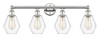 INNOVATIONS 616-4W-PN-G652-6 Cindyrella 4 33 inch Bath Vanity Light Polished Nickel
