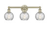 INNOVATIONS 616-3W-AB-G1215-6 Athens Water Glass 3 24 inch Bath Vanity Light Antique Brass
