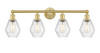 INNOVATIONS 616-4W-SG-G654-6 Cindyrella 4 33 inch Bath Vanity Light Satin Gold