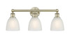 INNOVATIONS 616-3W-AB-G381 Castile 3 24 inch Bath Vanity Light Antique Brass