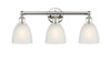 INNOVATIONS 616-3W-PN-G381 Castile 3 24 inch Bath Vanity Light Polished Nickel