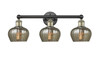 INNOVATIONS 616-3W-BAB-G96 Fenton 3 24.5 inch Bath Vanity Light Black Antique Brass