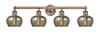 INNOVATIONS 616-4W-AC-G96 Fenton 4 33.5 inch Bath Vanity Light Antique Copper