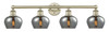 INNOVATIONS 616-4W-AB-G93 Fenton 4 33.5 inch Bath Vanity Light Antique Brass