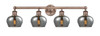 INNOVATIONS 616-4W-AC-G93 Fenton 4 33.5 inch Bath Vanity Light Antique Copper