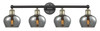 INNOVATIONS 616-4W-BAB-G93 Fenton 4 33.5 inch Bath Vanity Light Black Antique Brass