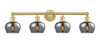 INNOVATIONS 616-4W-SG-G93 Fenton 4 33.5 inch Bath Vanity Light Satin Gold