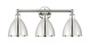 INNOVATIONS 616-3W-PN-MBD-75-PN Metal Bristol 3 Light 25.5 inch Bath Vanity Light Polished Nickel