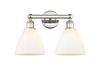 INNOVATIONS 616-2W-PN-GBD-751 Bristol Glass 2 16.5 inch Bath Vanity Light Polished Nickel