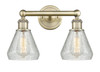 INNOVATIONS 616-2W-AB-G275 Conesus 2 15 inch Bath Vanity Light Antique Brass