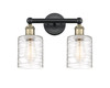 INNOVATIONS 616-2W-BAB-G1113 Cobbleskill 2 14 inch Bath Vanity Light Black Antique Brass