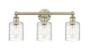 INNOVATIONS 616-3W-AB-G1113 Cobbleskill 3 23 inch Bath Vanity Light Antique Brass