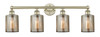 INNOVATIONS 616-4W-AB-G116 Cobbleskill 4 32 inch Bath Vanity Light Antique Brass