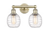 INNOVATIONS 616-2W-AB-G1013 Belfast 2 15 inch Bath Vanity Light Antique Brass