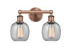 INNOVATIONS 616-2W-AC-G104 Belfast 2 15 inch Bath Vanity Light Antique Copper