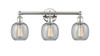 INNOVATIONS 616-3W-PN-G104 Belfast 3 24 inch Bath Vanity Light Polished Nickel