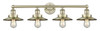 INNOVATIONS 616-4W-AB-M4-AB Edison 4 35 inch Bath Vanity Light Antique Brass