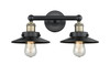 INNOVATIONS 616-2W-BAB-M6-BK Edison 2 17 inch Bath Vanity Light Black Antique Brass
