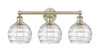 INNOVATIONS 616-3W-AB-G1213-8 Athens Deco Swirl 3 26 inch Bath Vanity Light Antique Brass