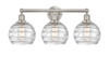 INNOVATIONS 616-3W-SN-G1213-8 Athens Deco Swirl 3 26 inch Bath Vanity Light Satin Nickel